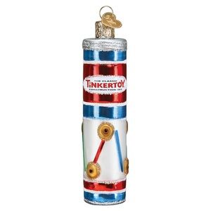 Old World Christmas ‘Tinkertoy’ Glass Ornament New With Tags Never Displayed